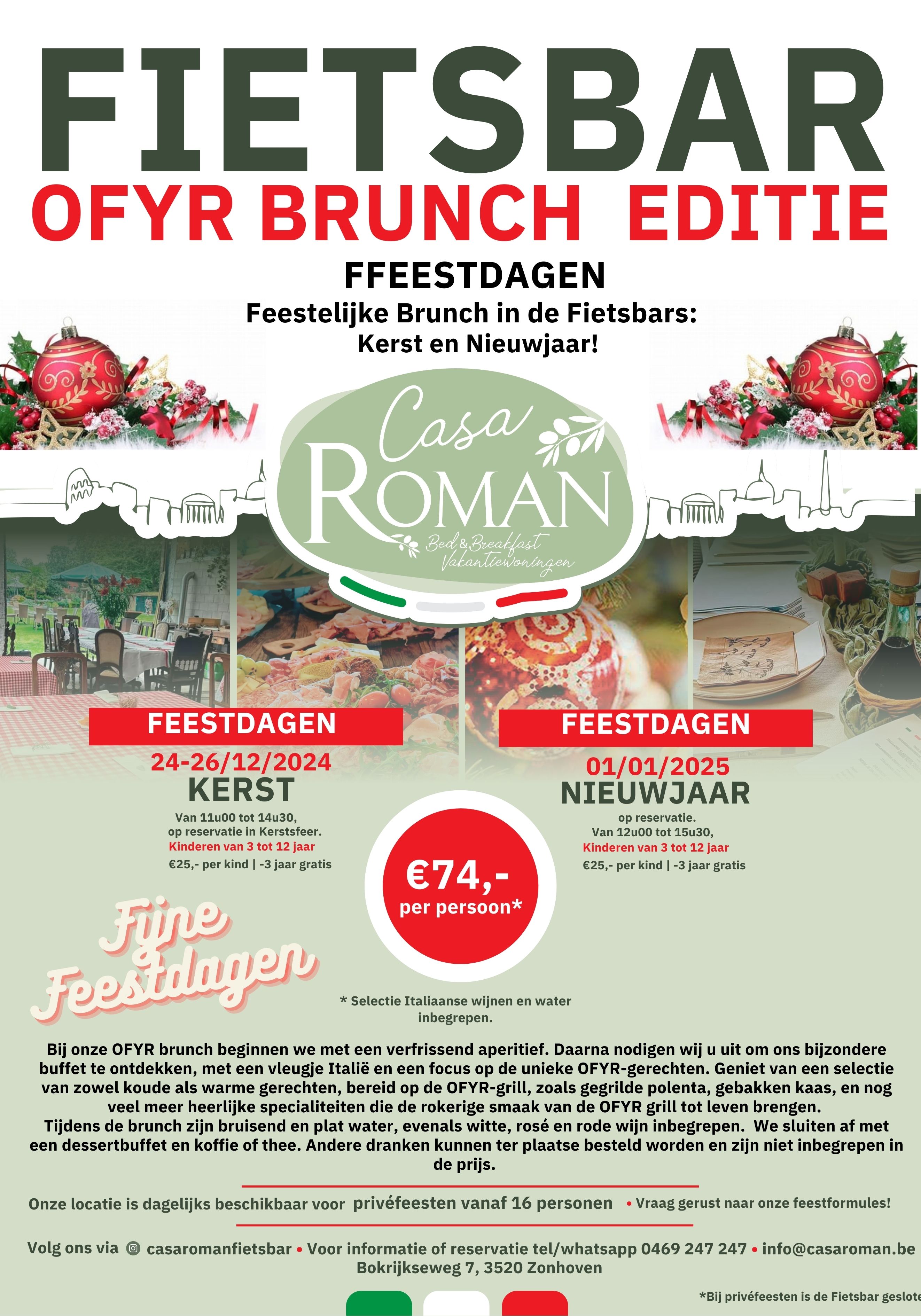 B&B Casa Roman - Kerst & Nieuwjaar OFYR brunch